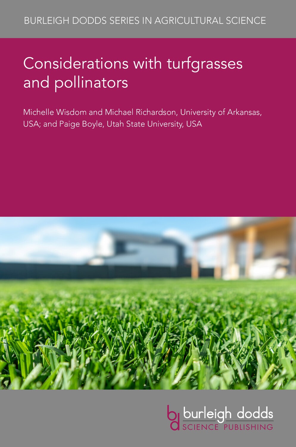 Book cover image for Considerations with turfgrasses and pollinators ISBN: 9781801467834